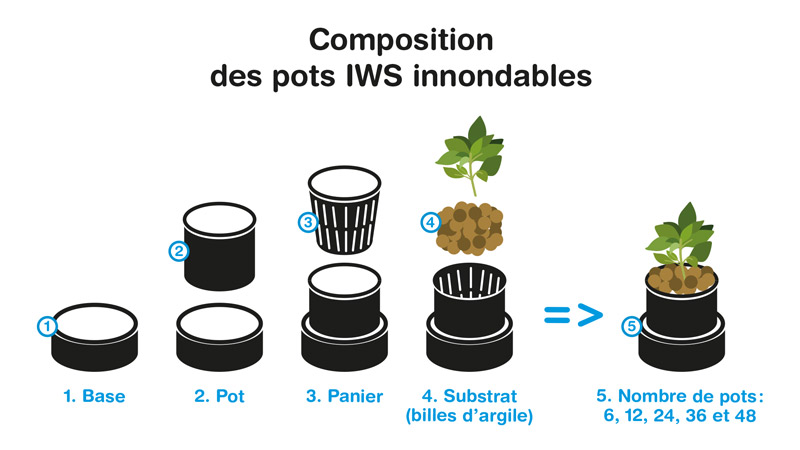 Composition pots IWS