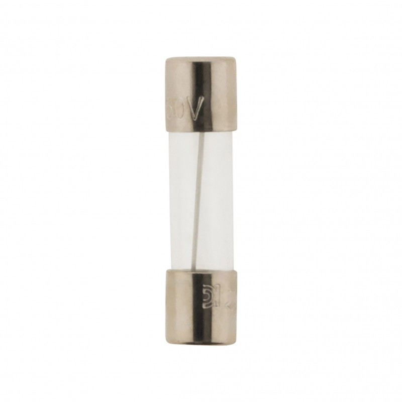 Set of 3 glass fuses 5x20mm - 6.3A