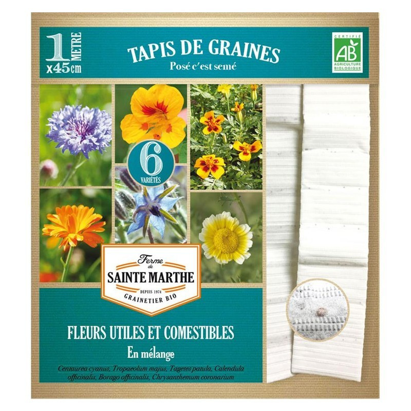  <x>La ferme Sainte Marthe</x> - Mixed Edible and Useful Flower Mats